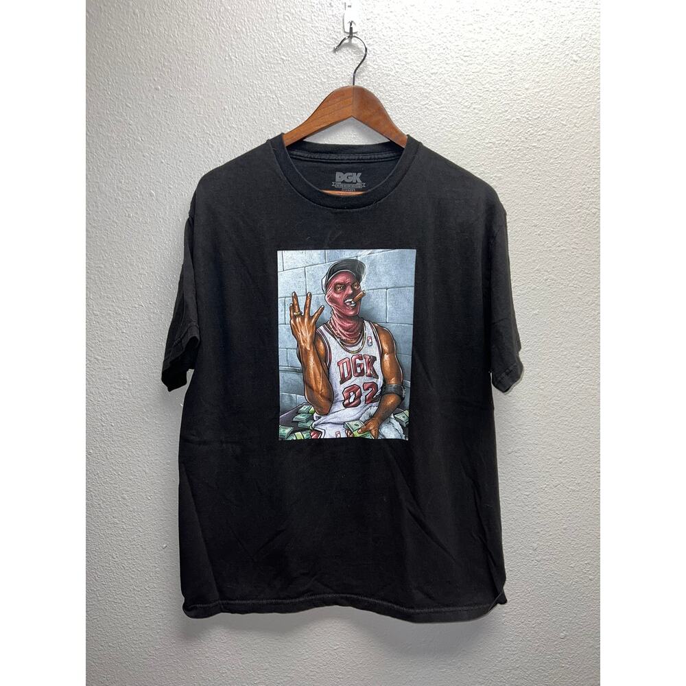 DGK Four Peat Shirt 4 Peat Dirty Ghetto Kids MJ Michael Jordan Basketball Tee L